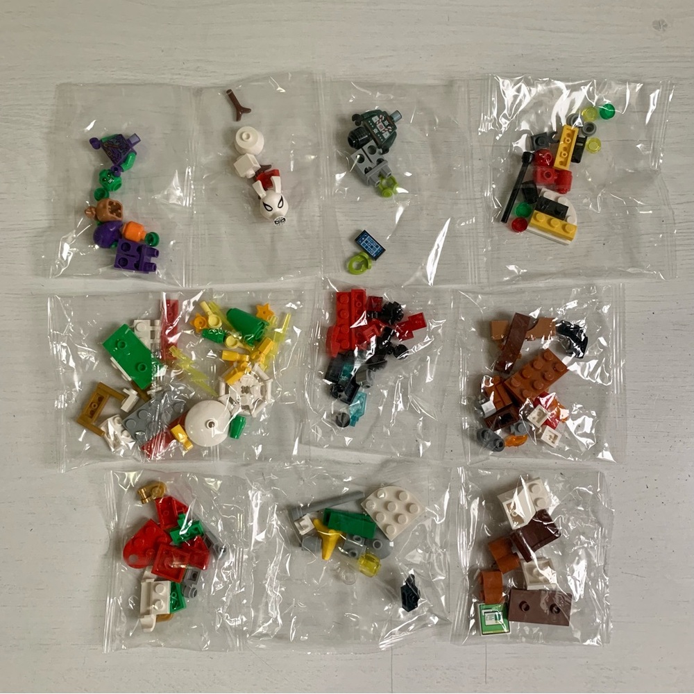 Lego Marvel Lot of 11 Figures from Spider-Man 2024 Advent Calendar 76293